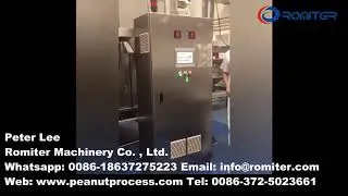 Multi Functional Continuous Peanut Roaster Machine