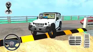 💥Mahindra Thar ROXX Village Off-Road Speed Breaker Gameplay | BUSSID