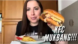 KFC MUKBANG ESAGERATOOO • Colonel’s Burger Meal box e KRISPY WRAP!!!