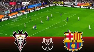 Albacete Balompie vs Barcelona - Copa Del Rey 2026 Quarter-Final | Full Match All Goals | PES 2021