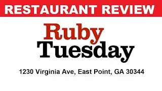 Ruby Tuesday, Virginia Avenue, East Point, GA: Did Ruby Tuesdays Cheap Out?