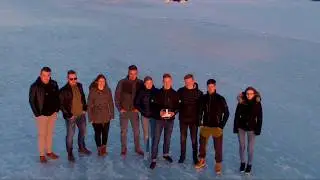 Hepphupparit on ice in Larsmo