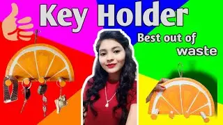 Waste Material Se Beautiful Key Holder | DIY Key Holder at Home | Best Out of Waste Craft#homedecor 