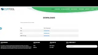 GSM Tool v2  - Downloads Page