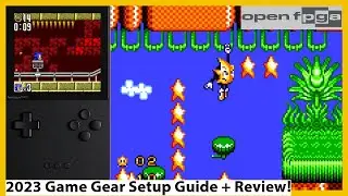 Analogue Pocket Setup Guide For Sega Game Gear! Tutorial and Review! Sega's Handheld in FPGA
