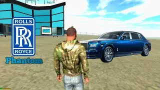 Rolls-Royce Phantom new car in indian bike driving 3D