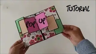 SMALL POP UP CARD WITH TUTORIAL  - TARJETA POP UP PEQUEÑA CON TUTORIAL PAGINA 3