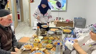 İftar yemeği k&ouml;yden &ccedil;ekimler G&uuml;ler&rsquo;in iftar men&uuml;s&uuml; 