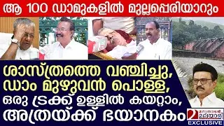 മുല്ലപ്പെരിയാർ ഡാം മുഴുവൻ പൊള്ള, ഒരു ഡ്രക്ക് ഉള്ളിൽ കയറ്റാം, ഭയാനകം | mullaperiyardamissue