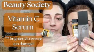 Reverse sun damage & brighten your skin with this serum duo! W/ Powder Vitamin C (Beauty Society)