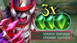 3 СВЯТЫХ КРИСТАЛЛА НА ЦИКЛОПЕ ВЕРНУЛИСЬ!! ОДНИМ УДАЛЕНИЕМ!🔥 (Полное безумие) - Mobile Legends