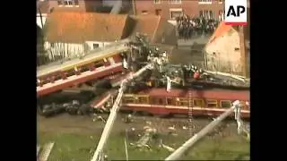 Selby: Train Crash, Brussels: Passenger Train And Locomotive Collide