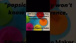 Silicone Popsicle Maker #popsicle