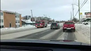 Drive in snow. Canadian winter 24.1.26
