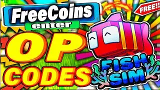 FISH SIM CODES *FREE PEARLS AND COINS* ALL NEW FREE COINS ROBLOX FISH SIM CODES!