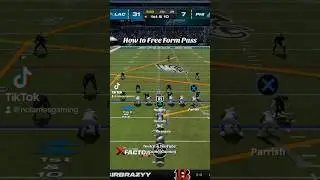 How to Free Form Pass on #Madden 24 🏈 #Football #FreeForm #Madden24 #Passing #M24 #Offense