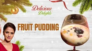 Fruit Pudding - Frozen Fruits, Hot Creamy Seductive Sauce, Zero Drama ...Just Yum...
