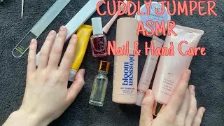 LOFI ASMR- nail care, tapping, whispered rambling, semi inaudible, lotion sounds