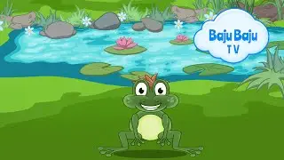 🎵 Była sobie żabka mała  RE-RE KUM-KUM - Urocza piosenka dla dzieci na kanale bajubajuTV! 🐸