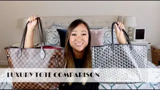 LV NEVERFULL vs GOYARD ST. LOUIS | Luxury Tote Comparison