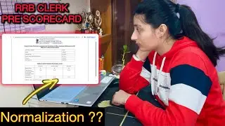 RRB CLERK PRE SCORECARD 