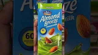 ALMOND BREEZE MATCHA MILK #shorts #bluediamond