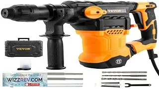 VEVOR 1 1 4 Inch SDS Plus Rotary Hammer Drill 13 Amp Corded Drills Heavy