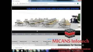 COLLEGE AUTOMATION AND SCHEDULING SYSTEM ASP.NET PROJECT
