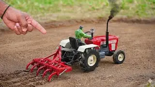 diy homemade mini tractor plough machine science project