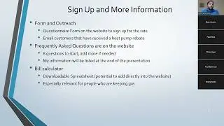 CUSTOMER INFO SESSION: Seasonal Heat Pump Rate and Upcoming Energy Program Updates