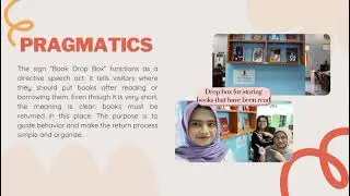 mini research linguistic signs at library East Jakarta group 6