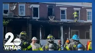 Row home fire forces evacuations in Southwest Baltimore
