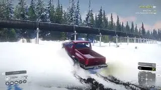 Chevy Speed test in snow -Snowrunner-