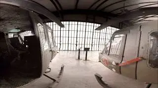 360: Vietnam War era Bell UH-1 'Huey' Military Helicopter