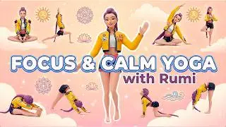Focus & Calm Yoga for Kids | Easy K-Pop Demon Hunter Poses with Rumi | Happy Yoga GO!