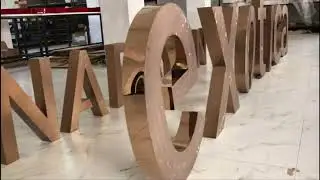 S.S. ROSE GOLD LETTER