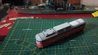 Lokomotywa EP40-41 B cz1. Buda człon pierwszy Model Kartonowy wydawnictwa Answer 1:87 