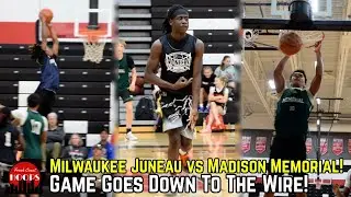 Milwaukee Juneau And Madison Memorial GO AT IT! Full Game Highlights