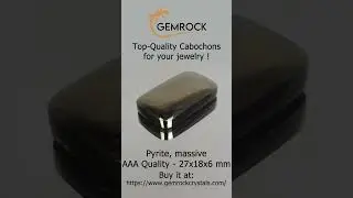 Pyrite cabochon Py-3A-0003 #cabochon  #cabochonforjewelry  #cabochonsupplier  #cabochons
