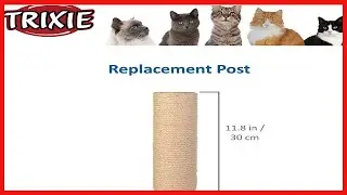 TRIXIE Replacement Sisal Post for Scratching Posts, Cat Trees and Cat Towers
