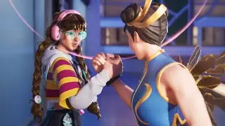 1st EVER Game of Fortnite Delulu | Chun Li and Pixelle Team up in Fortnite Proximity Chat