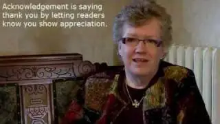 How To Get Published: Episode 23 Dedication Acknowledgement Video