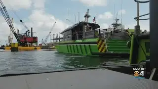 New Fireboat Christened At PortMiami