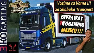 🔴 Balkan Live Euro Truck Simulation 2 - Laganica Ture za Shabuka Trans - Giveaway 3koGaming Majcu