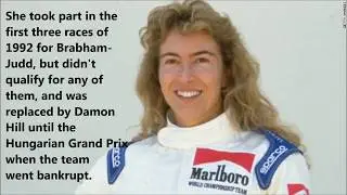 FORMULA 1. WOMEN DRIVERS THROUGHOUT HISTORY