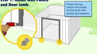 Arrow Metal Shed Basic Assembly