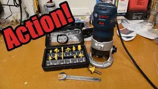 Bosch Palm Router in Action