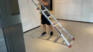 Stealth Multifunction Telescoping Ladder ,5 Models to Switch, Aluminum Extension Ladder