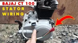 Kawasaki Bajaj CT 100 Stator Wiring Diagram Connection - Tutorial (Step-by-Step)