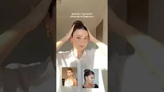 İki atkuyruğu ile pratik bir şekilde sleek bun yapıyorsun 🤍 bulan kızı tebrik ederim ✨ *reklam